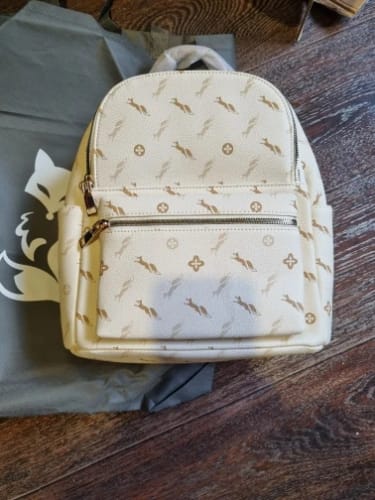 Customer photo review of FOXER Women Fashion Backpack Elegant Printed Leather Rucksack Large Capacity Daily Girl's School Bag Travel Ladies Shoulder Bag