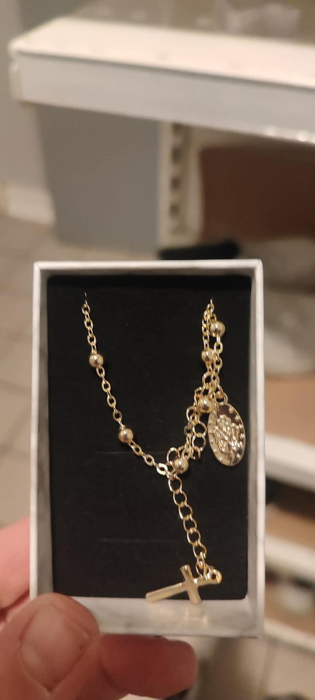 Customer photo review of Bracelet Croix Vierge Marie