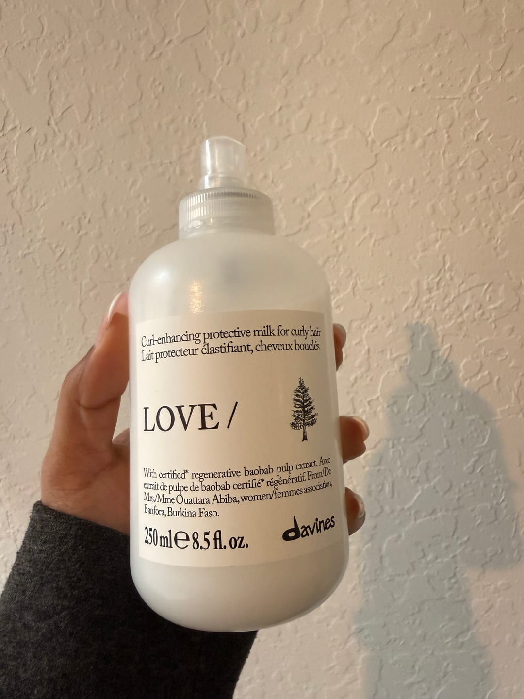 Customer photo review of LOVE CURL Enhancing Milk