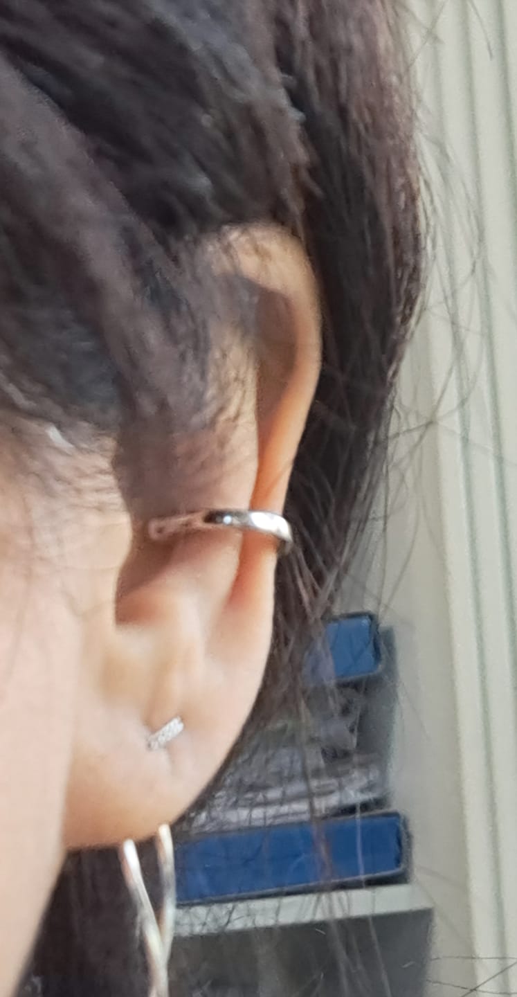 Customer photo review of Cuff NEUTRAL - Silver