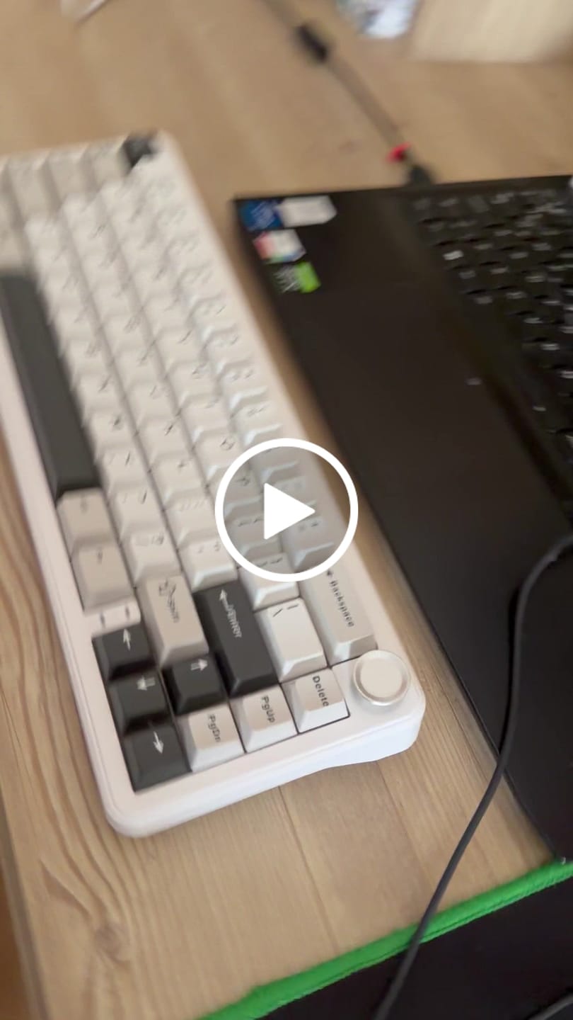 Customer video review of WEIKAV WK68 Mekanik Klavye