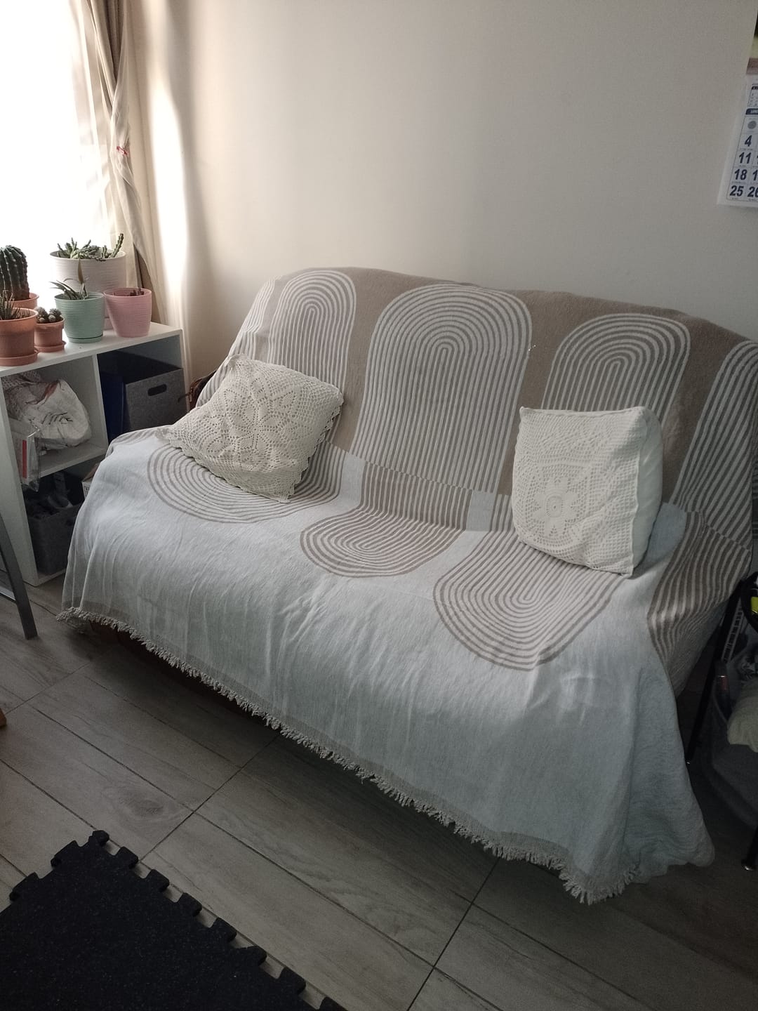 Customer photo review of Manta Cubresofá Frazada Premium De Living Dormitorio Sillon 180x230cm