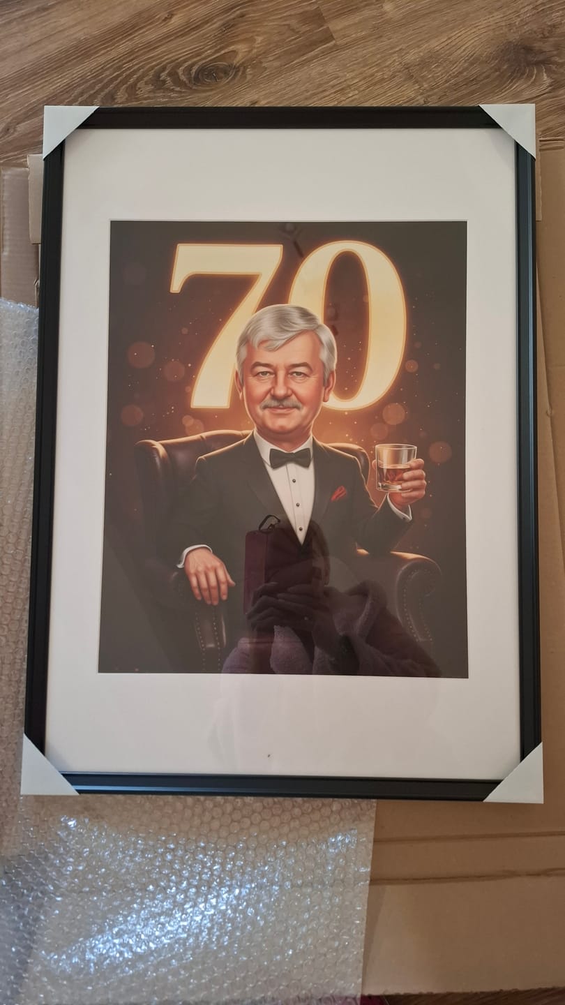 Customer photo review of Karykatura ze zdjęcia – Urodzinowa #12