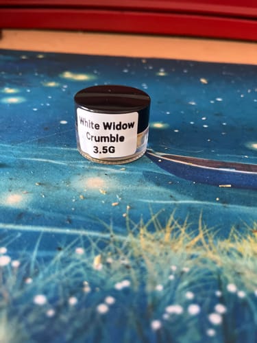 Customer photo review of Legendary Crumble White Widow 3.5G (BOGO)