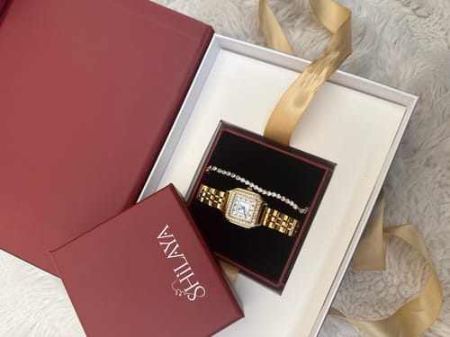 Customer photo review of COFFRET MONTRE & BRACELET AU CHOIX