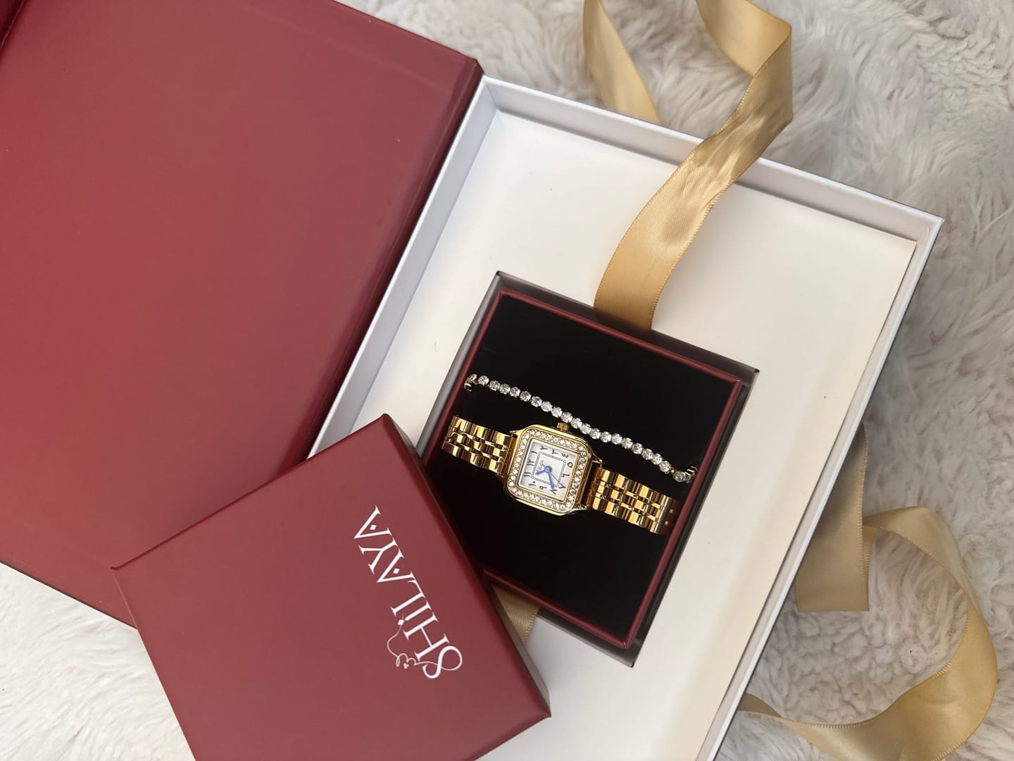 Customer photo review of COFFRET MONTRE & BRACELET AU CHOIX