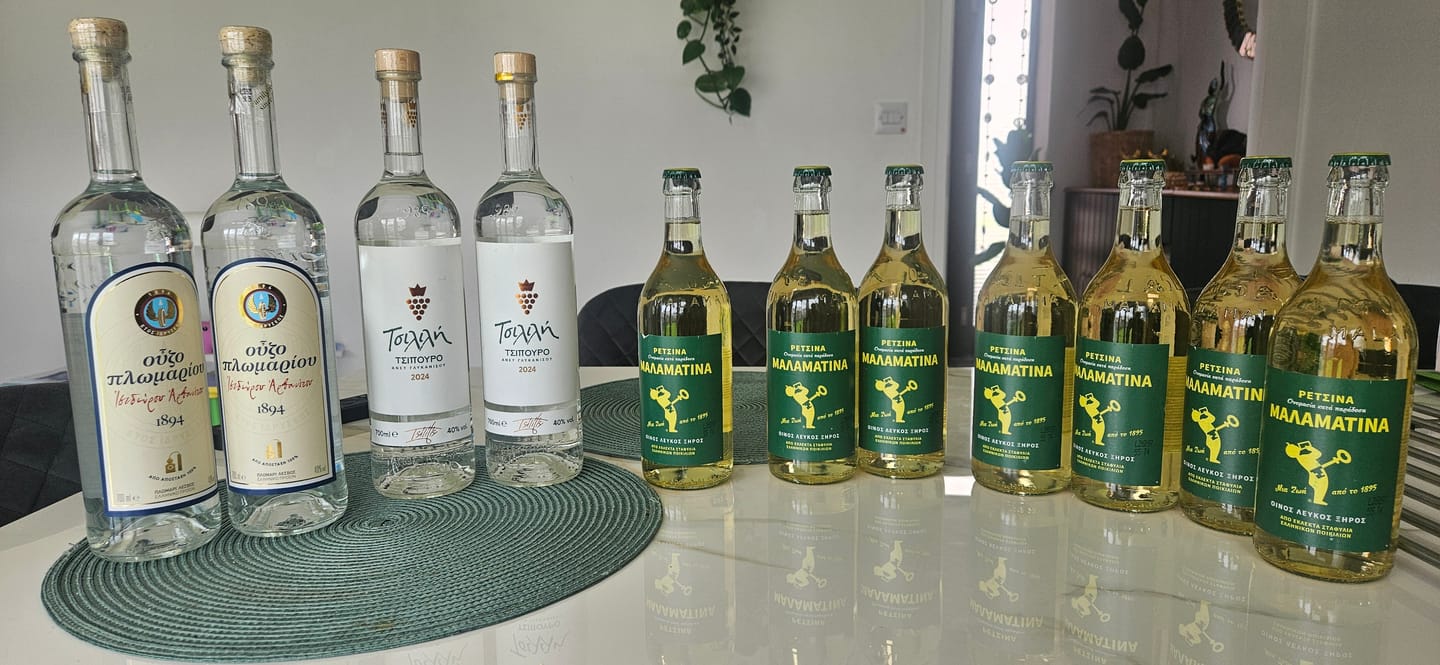 Customer photo review of Malamatina retsina - 500ml