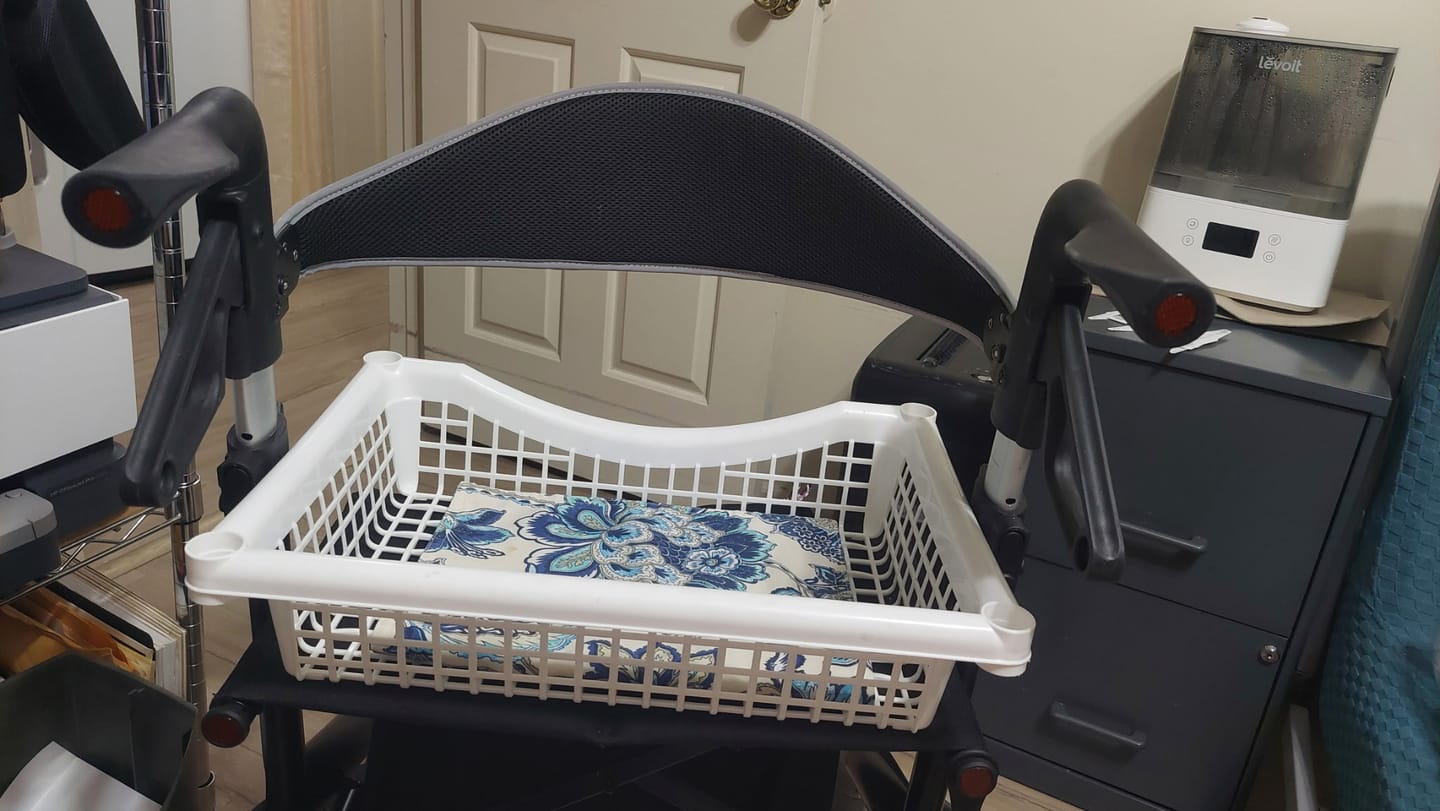 Customer photo review of Pelegon Rollator Walker with Seat
