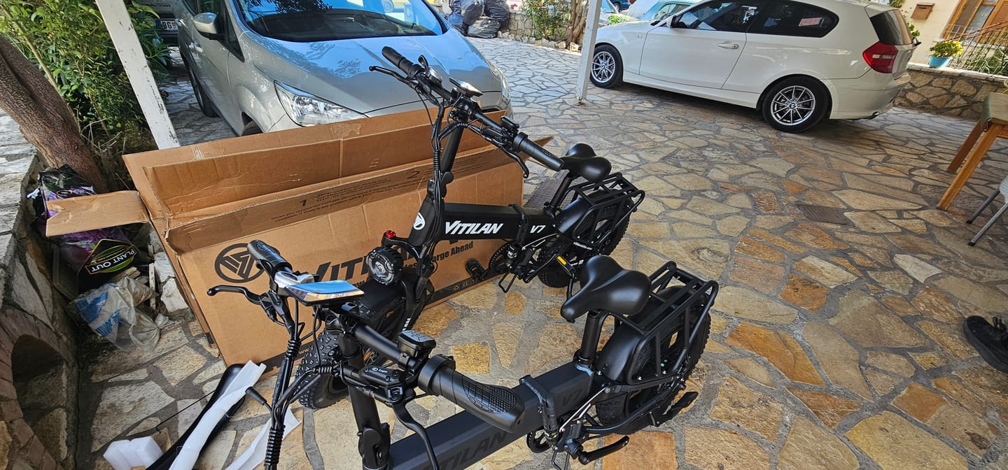 Customer photo review of V7 Foldable All-Terrain Commuter Electric Bike