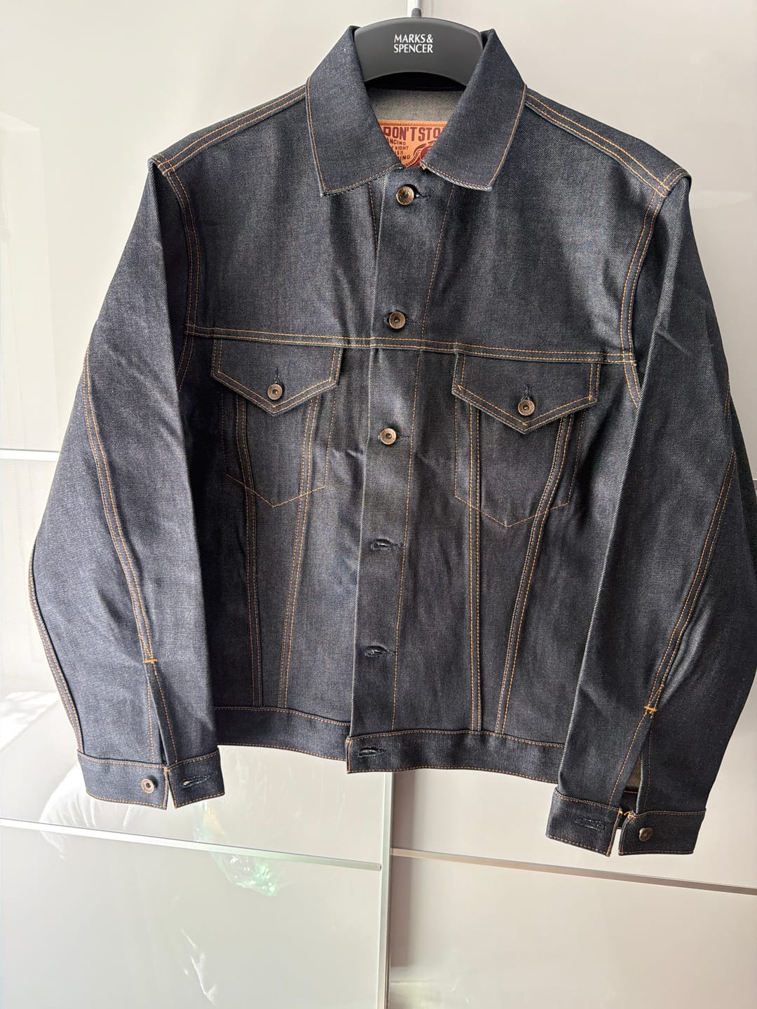 Customer photo review of Lot 601 1969 Model 3rd Selvedge Denim Jacket