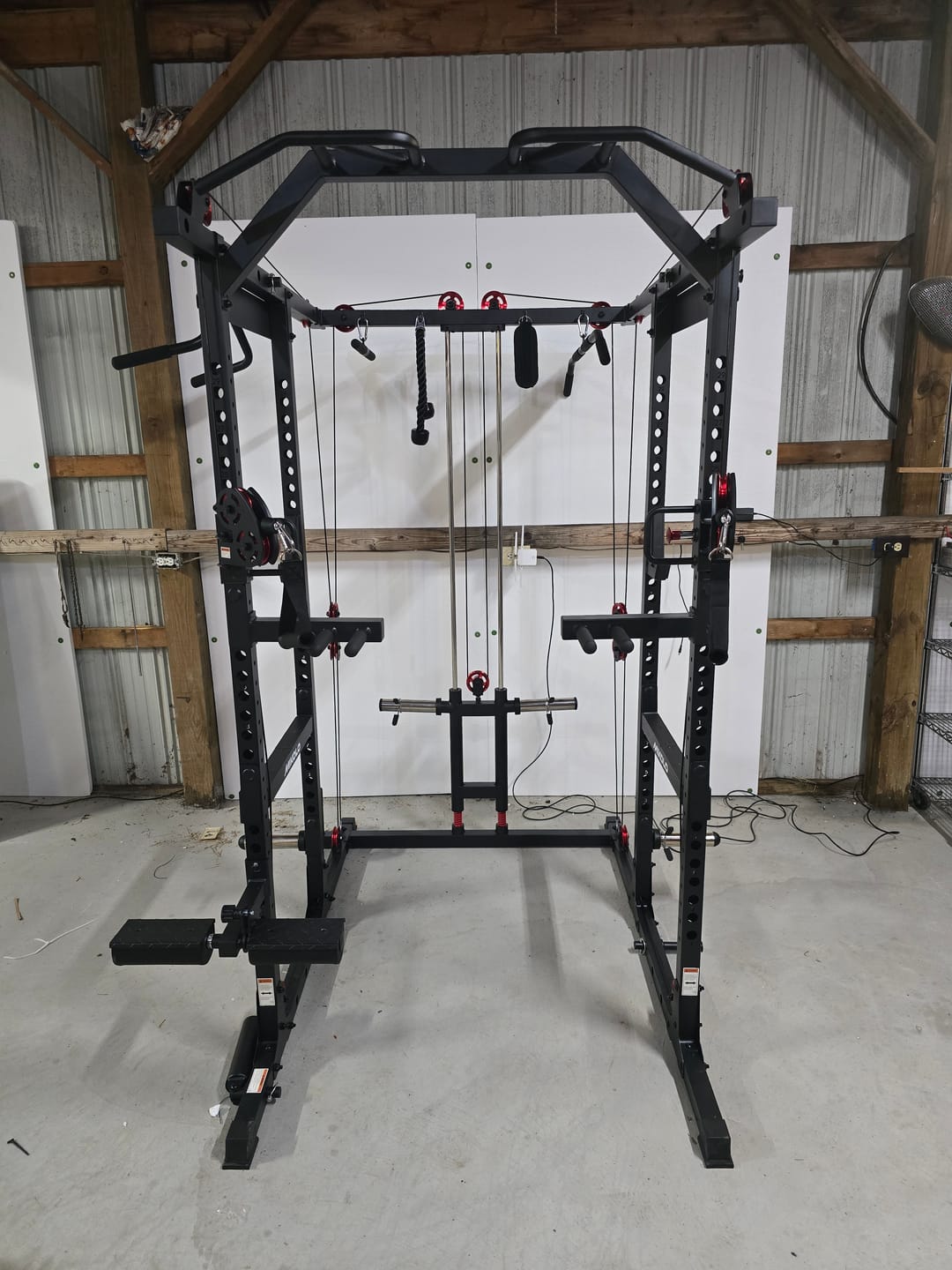 Customer photo review of K6-2.0 Ultra All-in-One Power Rack Functional Trainer (UPGRADED)