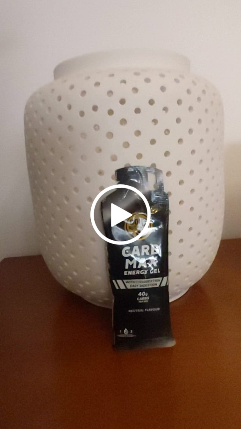 Customer video review of Carb Max Energy Gel