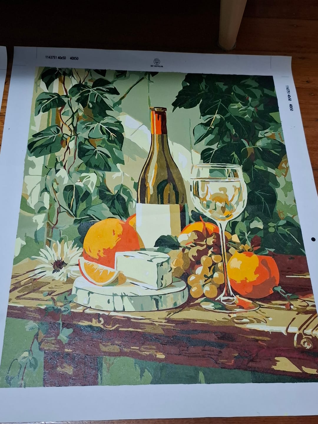 Customer photo review of A taste of Provence | Paint by Number