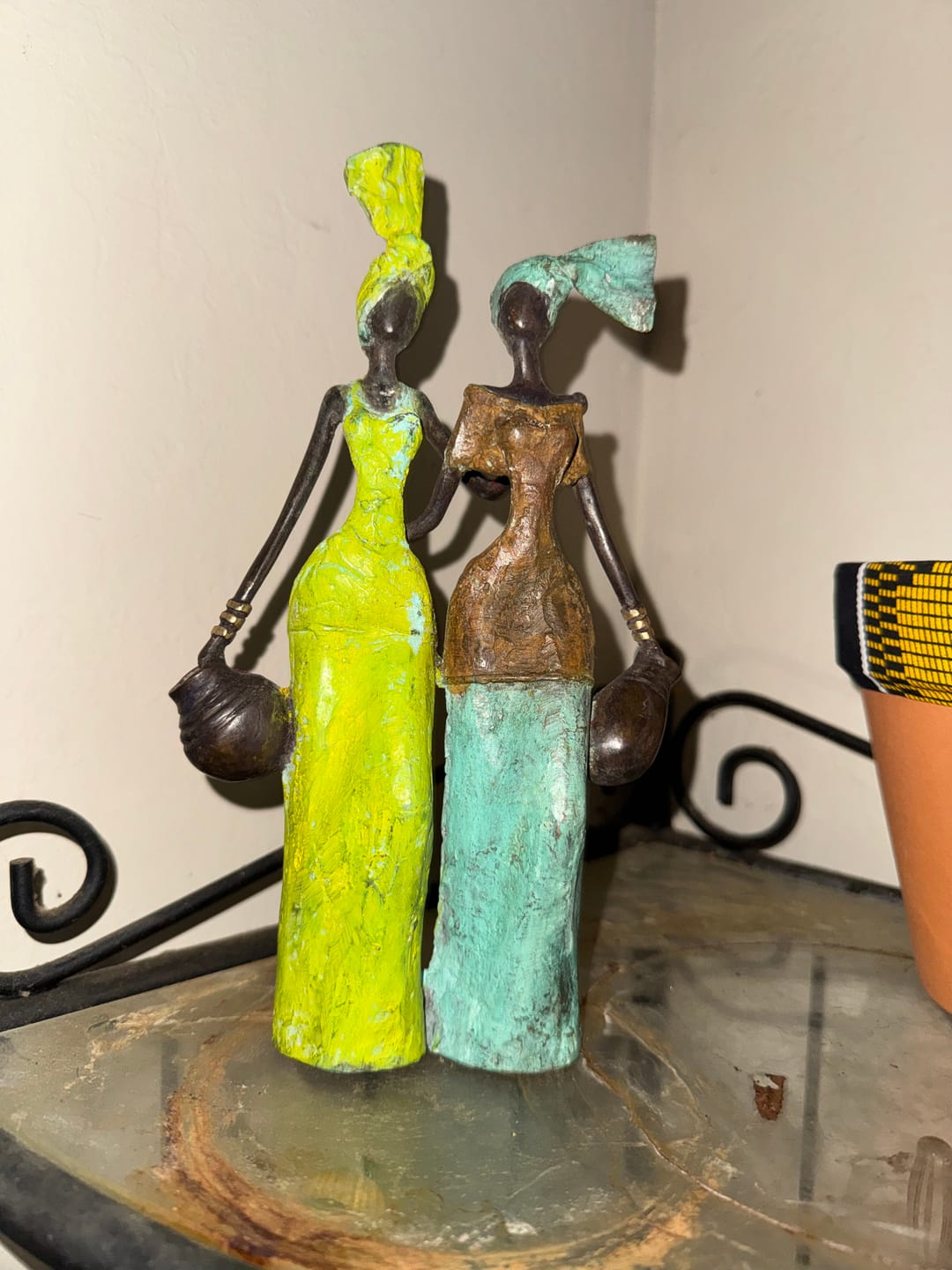 Customer photo review of By Your Side Lost Wax Bronze Sculpture