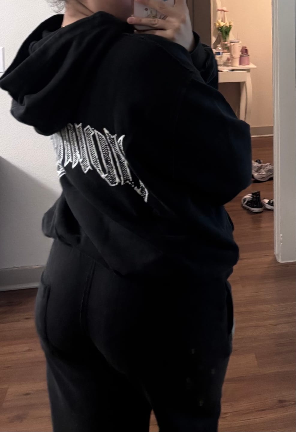 Customer photo review of W549 Rebel Hoodie