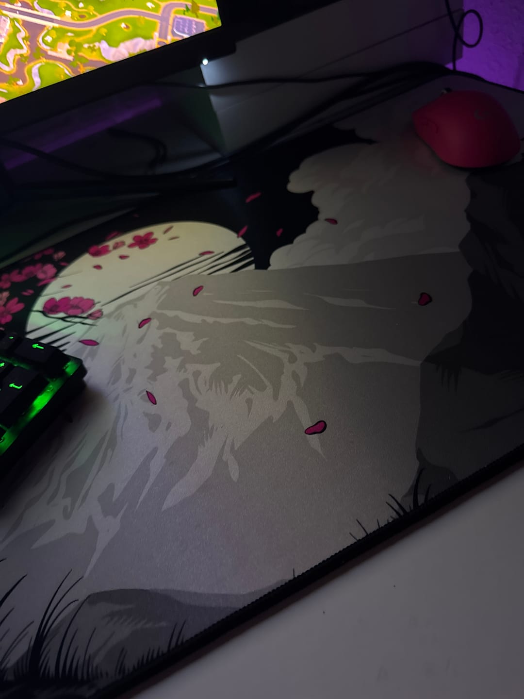 Customer photo review of SAKURA ─ SPEED ǀ GAMING MOUSEPAD