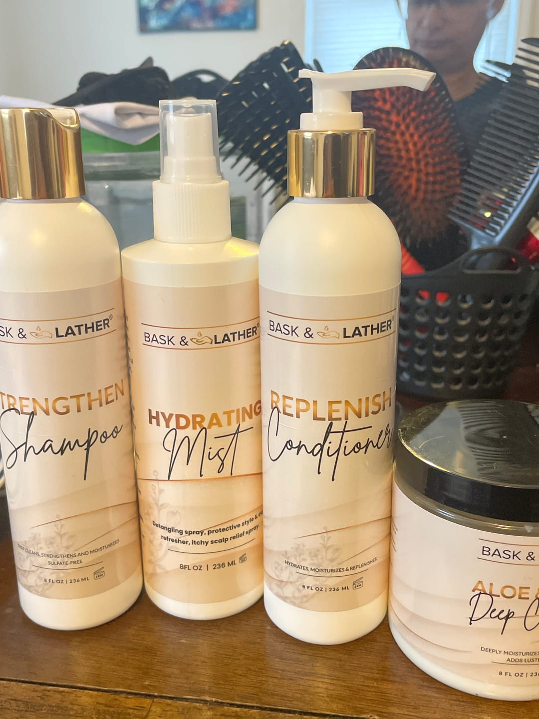 Customer photo review of Aloe & Honey Deep Conditioner