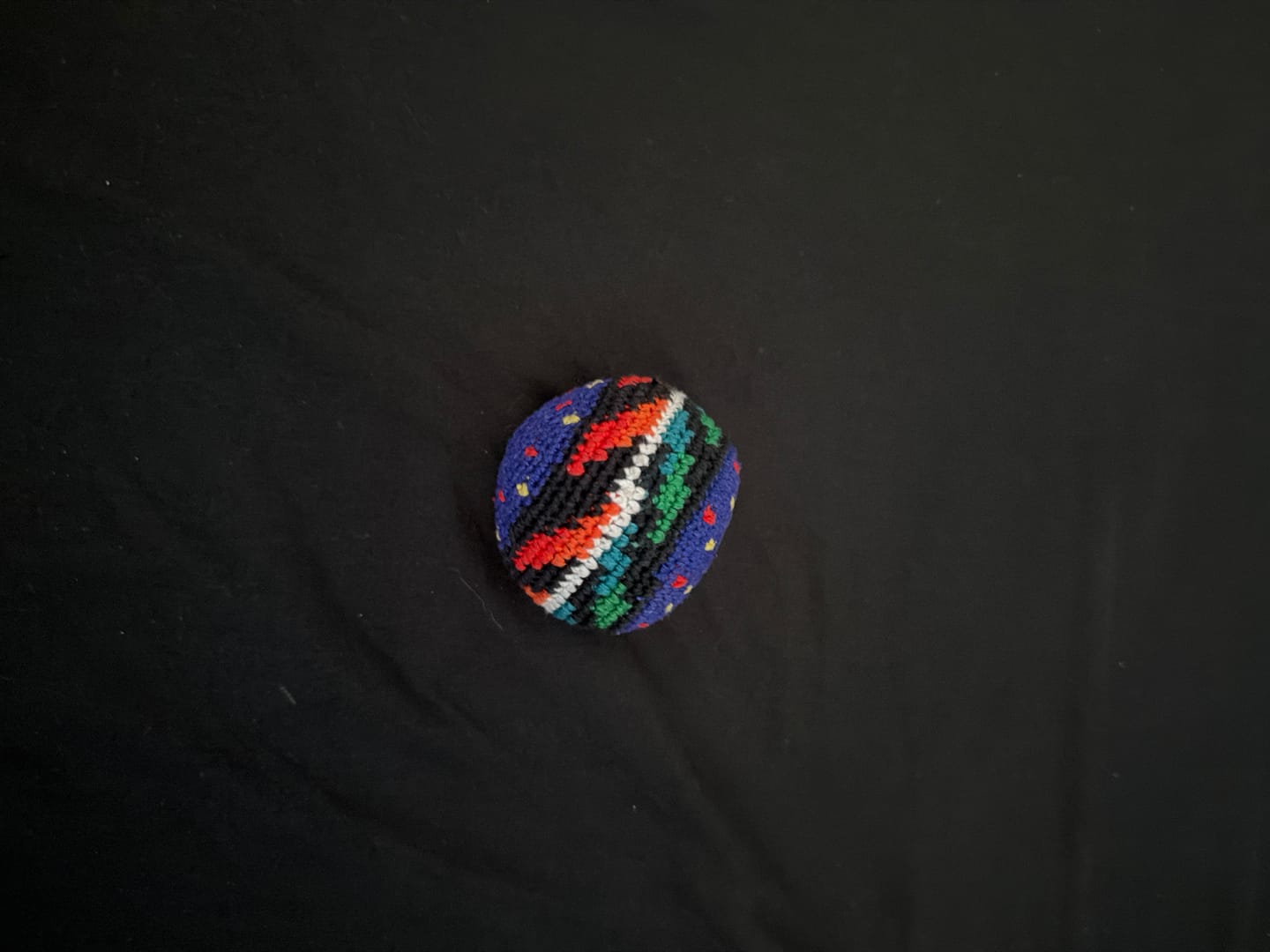 Customer photo review of Guatemalan Hacky Sack | Handmade Cotton Footbag | 1, 3 or 5-Pack
