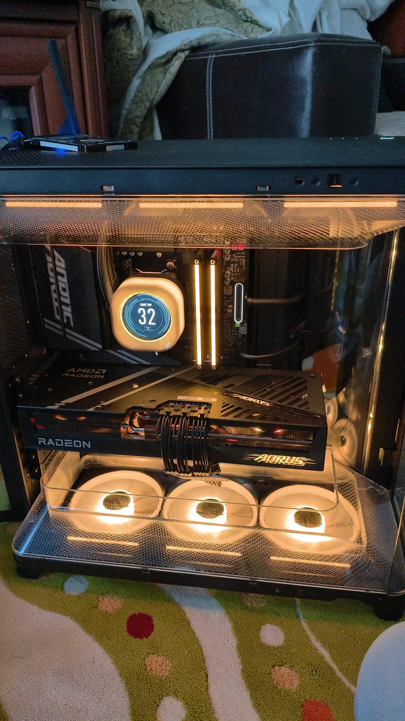 Customer photo review of AsiaHorse Hydrus ARGB PSU Uzatma Kablosu
