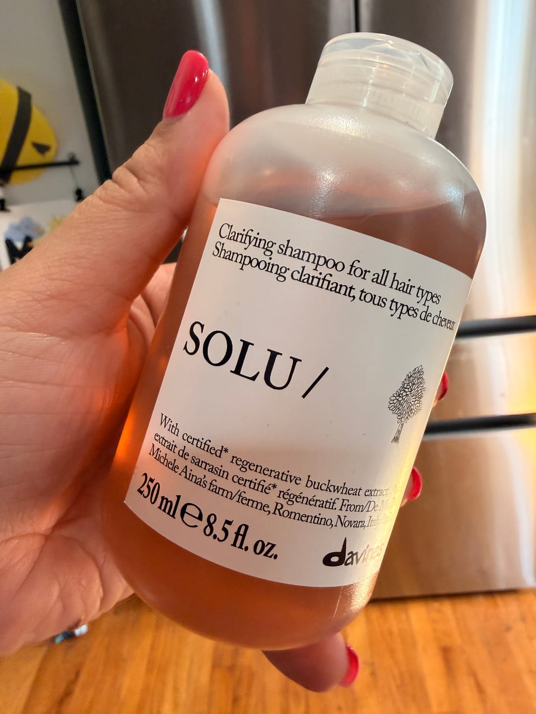 Customer photo review of SOLU Shampoo