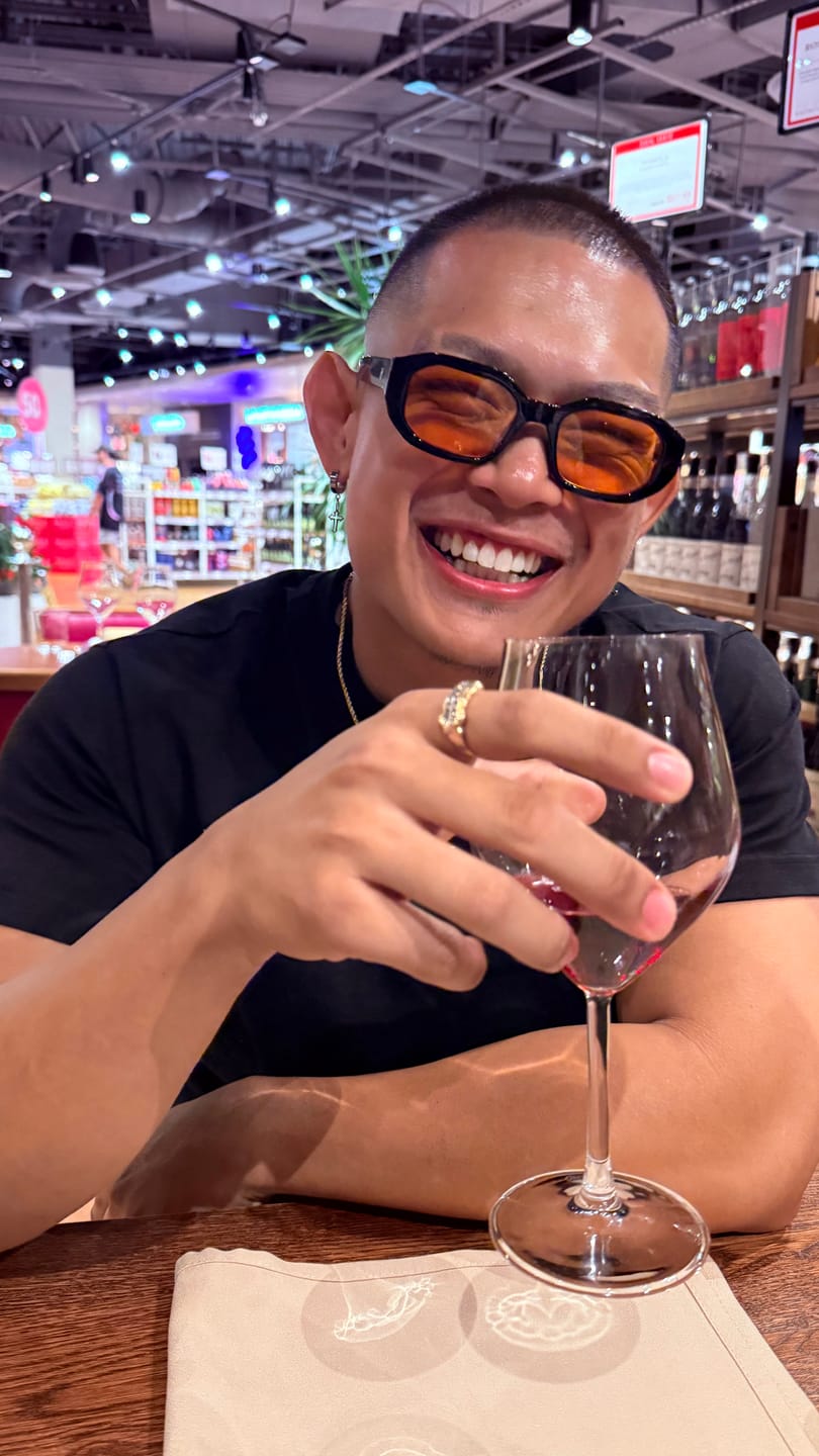 Customer photo review of BLOOD MOON BLUE LIGHT BLOCKERS