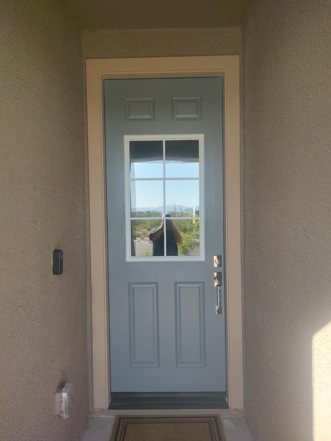 Customer photo review of Clear 1 Lite Glass and Frame Kit (Half Lite)