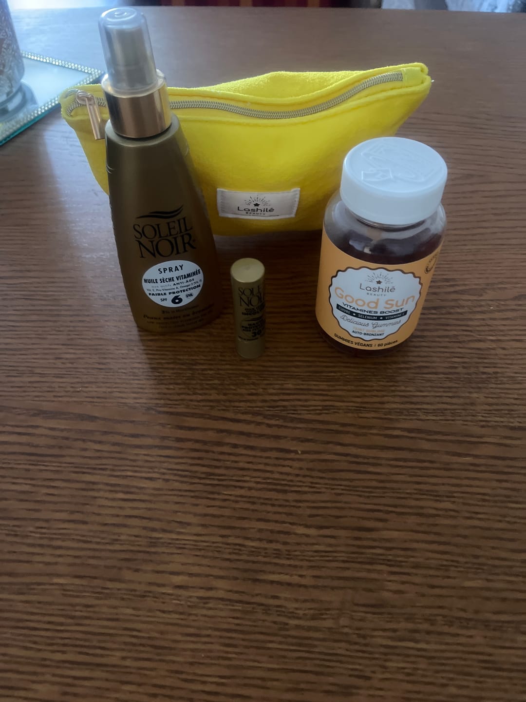 Customer photo review of Coffret LASHILÉ BEAUTY x SOLEIL NOIR