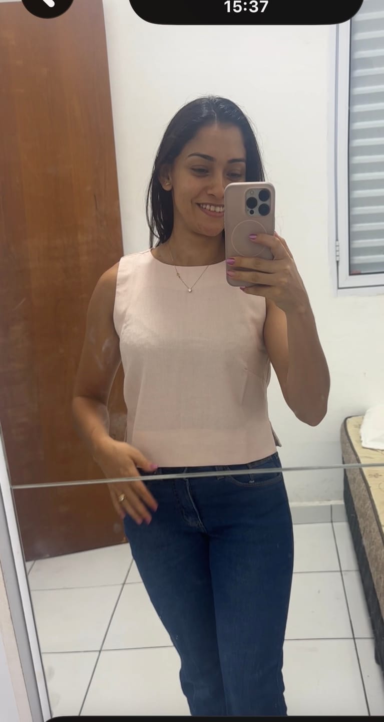 Customer photo review of Regata Angico Rosa Claro