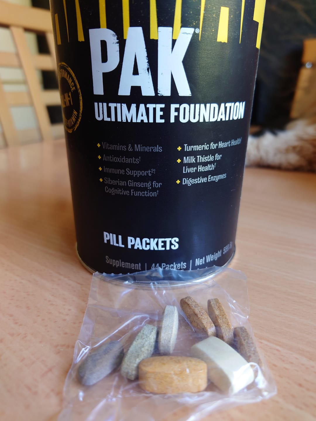 Customer photo review of Animal Pak (44 porcijas)