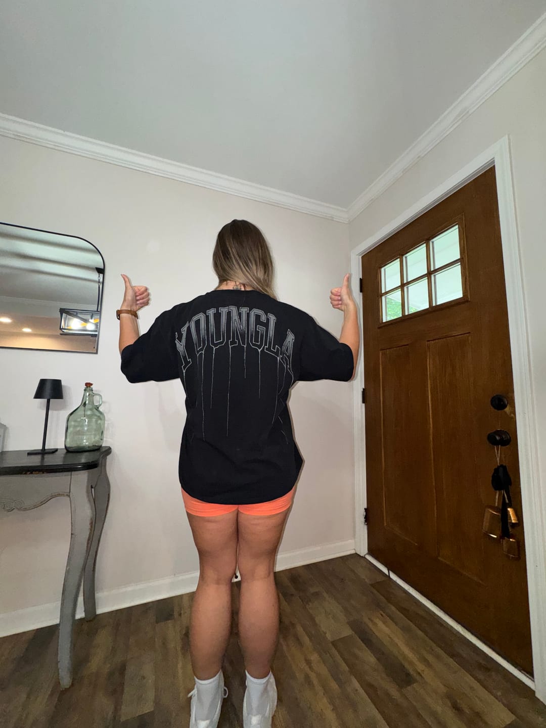 Customer photo review of W428 - Drip Oversized Tee