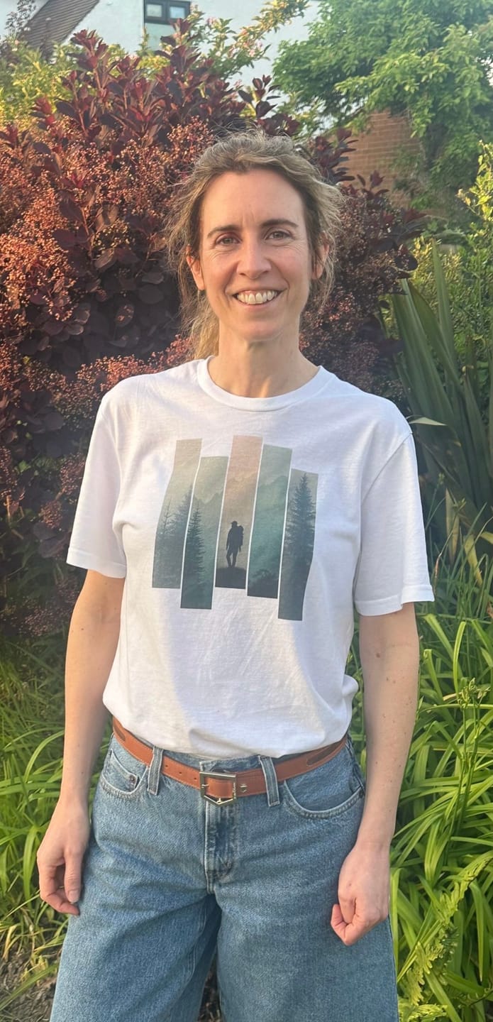 Customer photo review of Trail Gaze T-Shirt