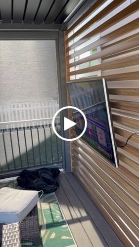 Customer video review of Wood-Grain Slat Walls