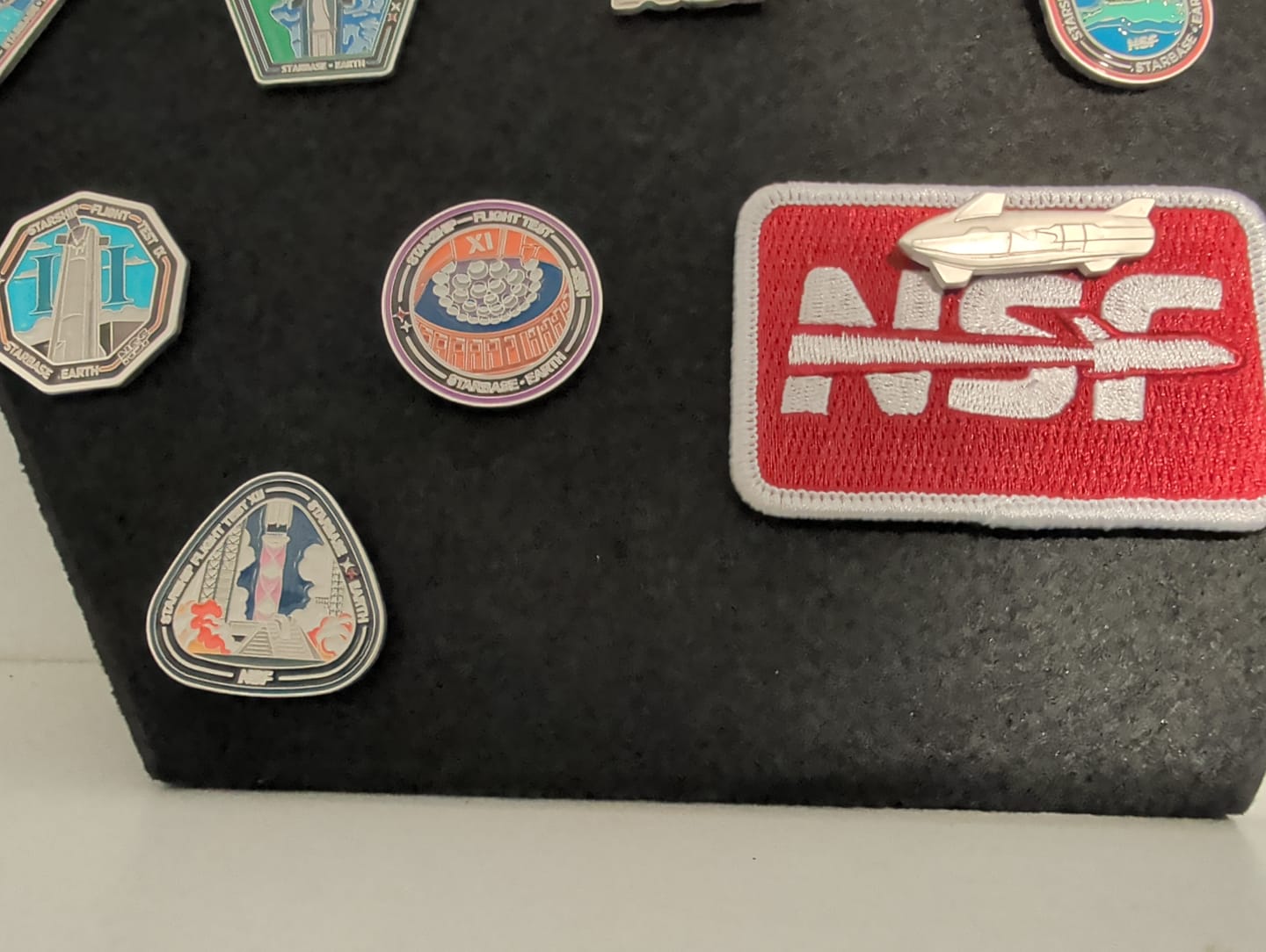 Customer photo review of Starship Flight 12 - Collectors Pin