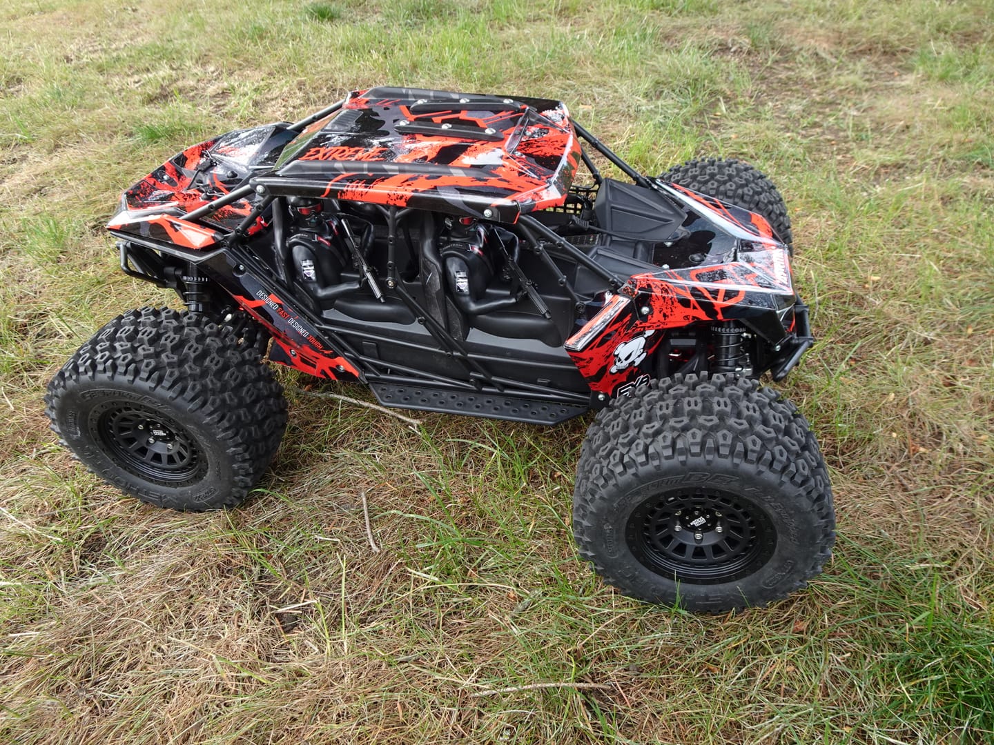 Customer photo review of ARRMA FIRETEAM - BODY WRAP - RED "BASHER SKINZ"