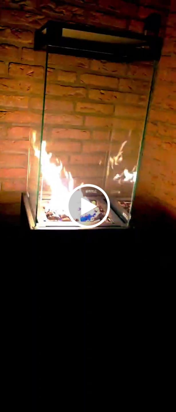 Customer video review of Gartenzeit® Gas-Terrassenheizer mit Glaszylinder inkl. Abdeckung