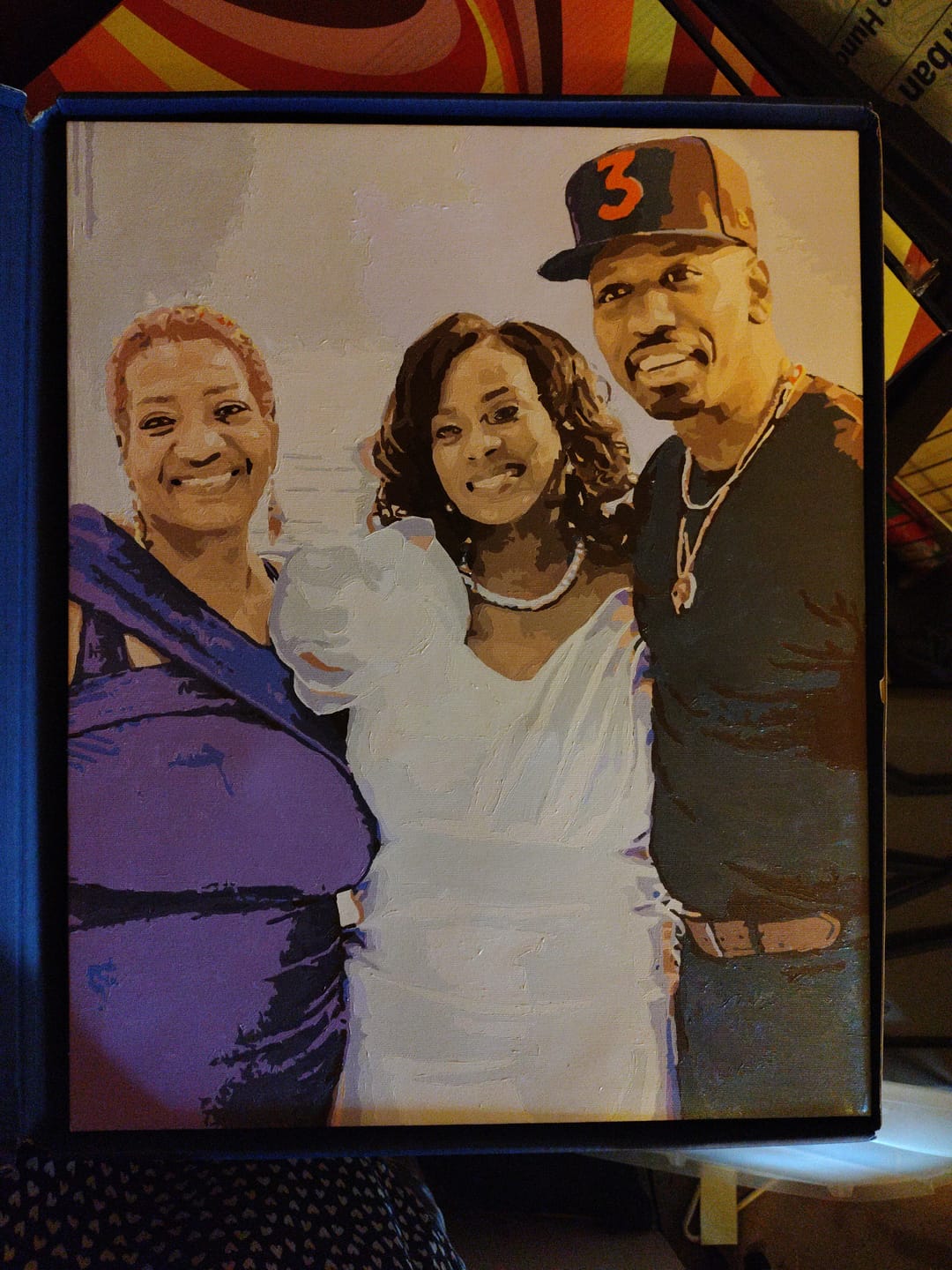Customer photo review of Custom Paint by Numbers Kit