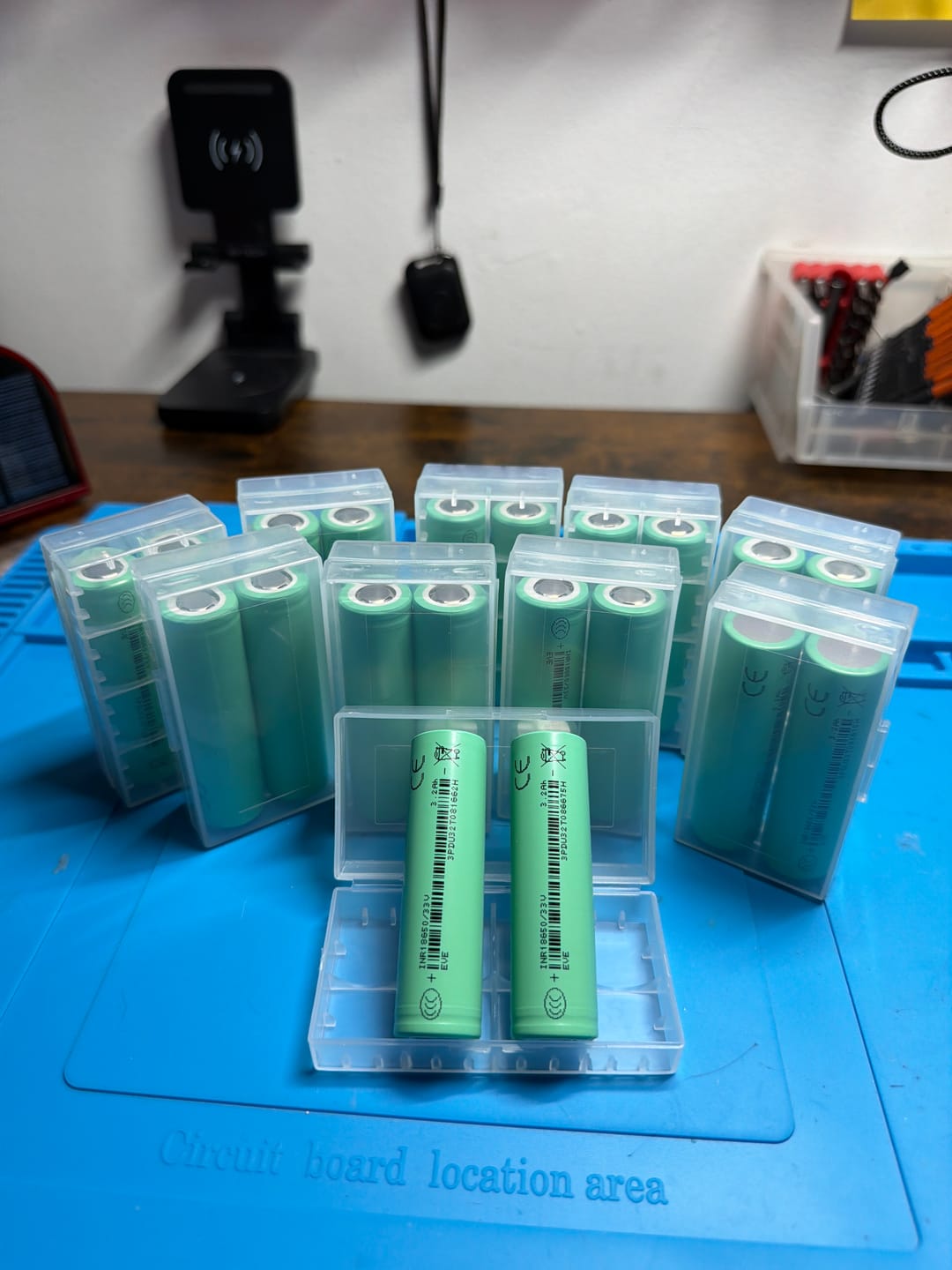 Customer photo review of EVE 33V 18650 3200mAh 10A Battery
