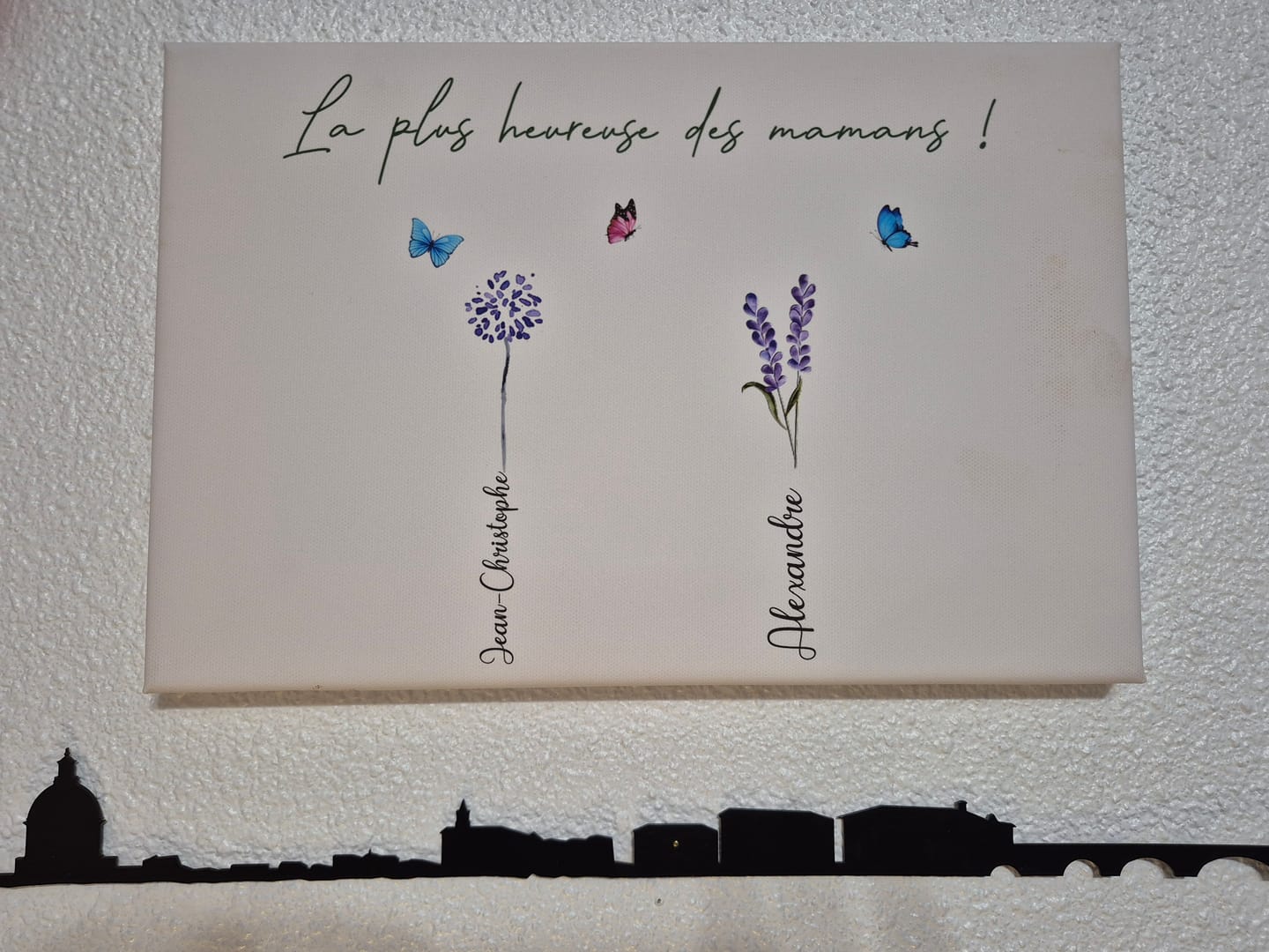 Customer photo review of Joyeux Anniversaire Maman - Affiche Personnalisée