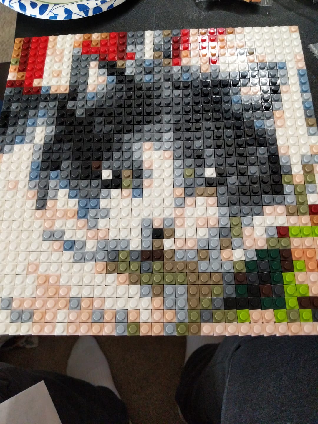 Customer photo review of Custom Bricked Mosaic 10x10" (one face only)