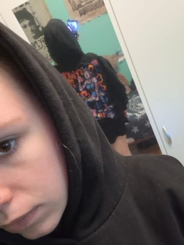 Customer photo review of We're all mad - Hoodie