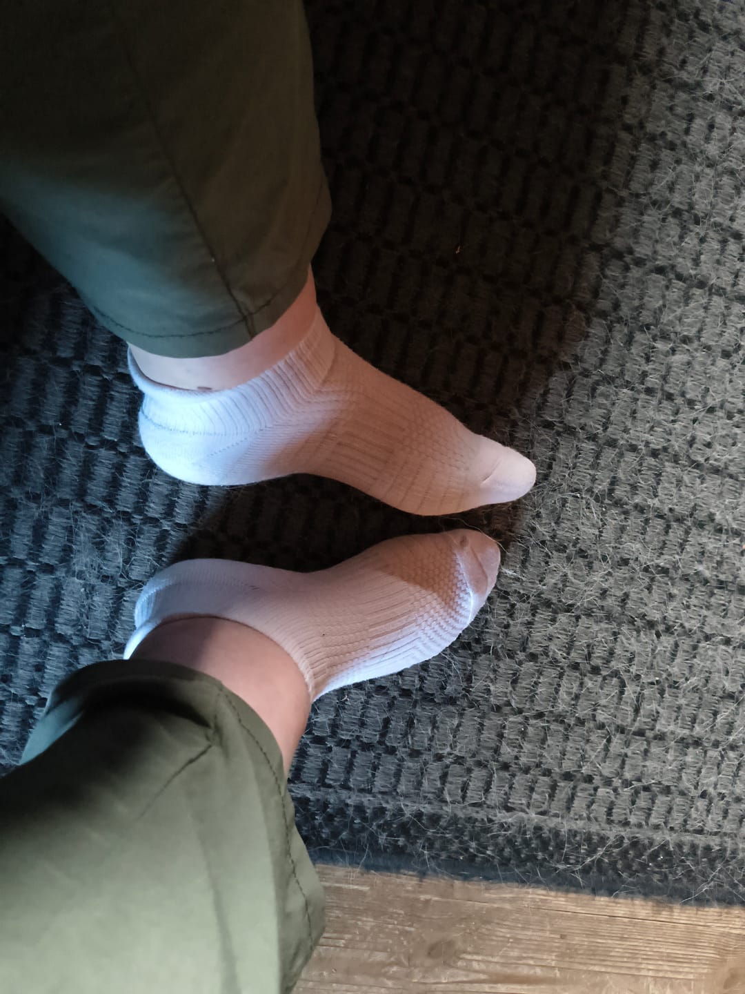 Customer photo review of Ankelstrømper i bambus med kompression