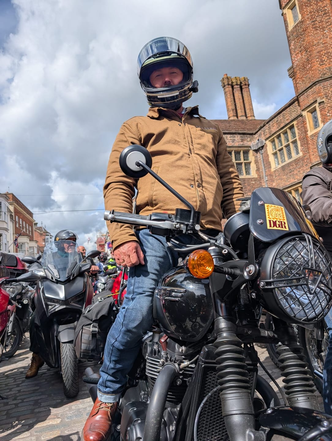 Customer photo review of RHEON™ Motorcycle Hip/Shoulder Armour (Pair)