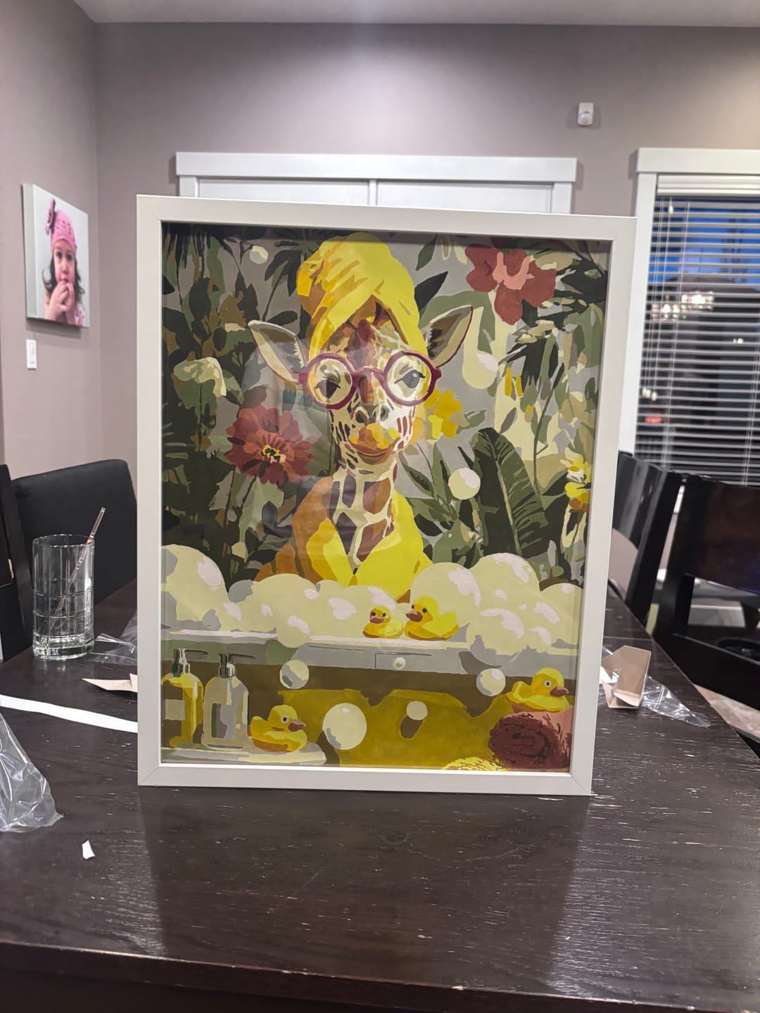 Customer photo review of Bubble bath day | Paint by Number