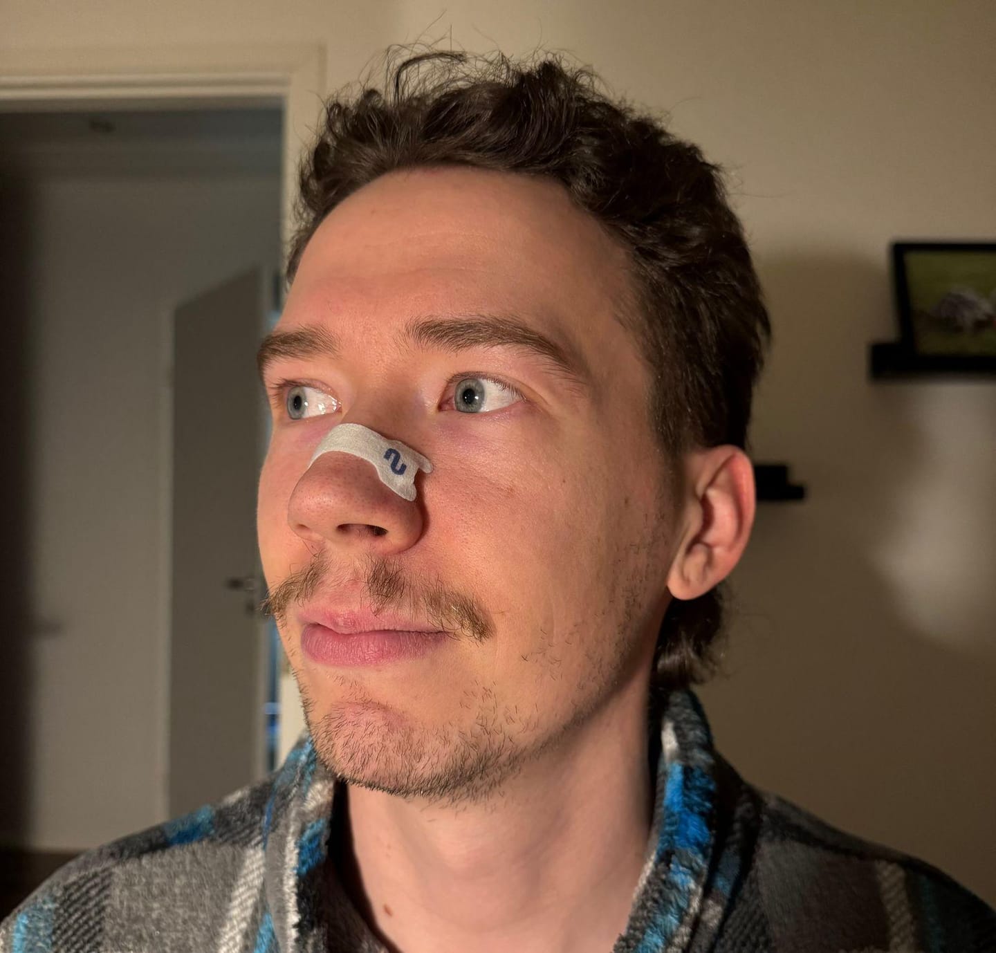 Customer photo review of Nuku Sleep Nasal Strips