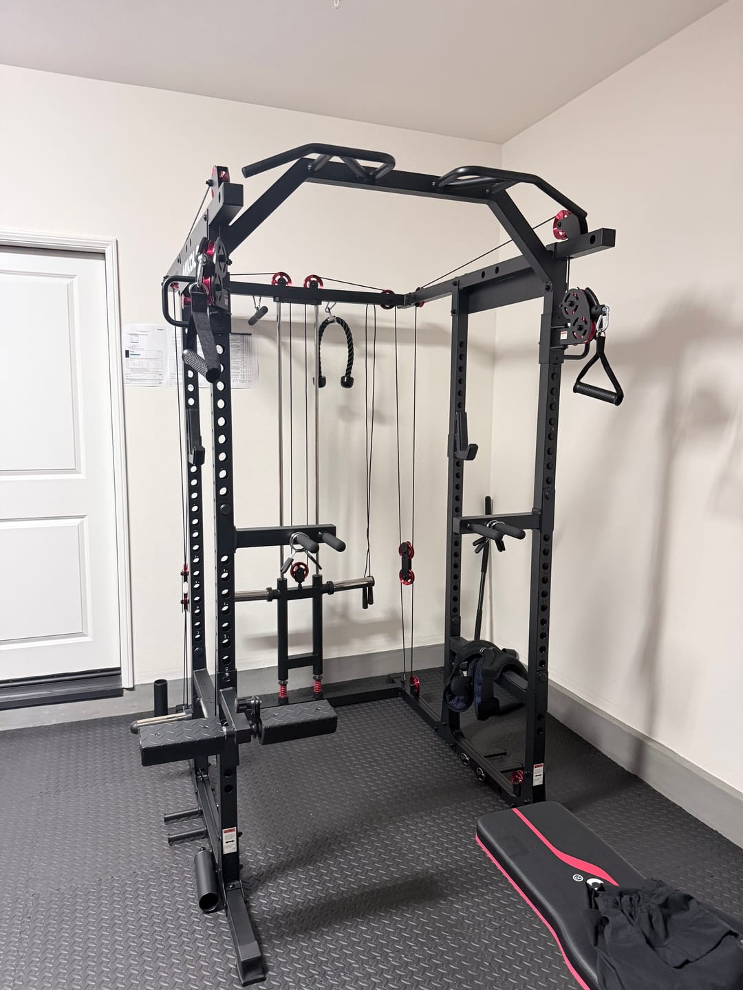 Customer photo review of K6-2.0 Ultra All-in-One Power Rack Functional Trainer (UPGRADED)