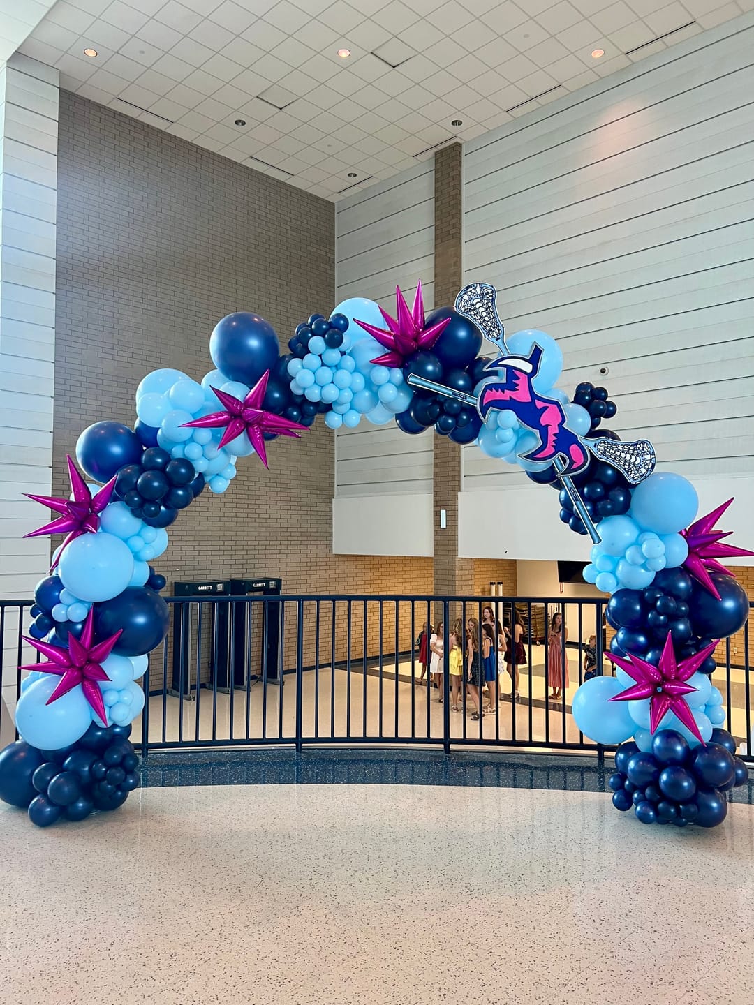 Customer photo review of 10x8 Ft Aluminum Balloon Arch Frame Wedding Arch Stand