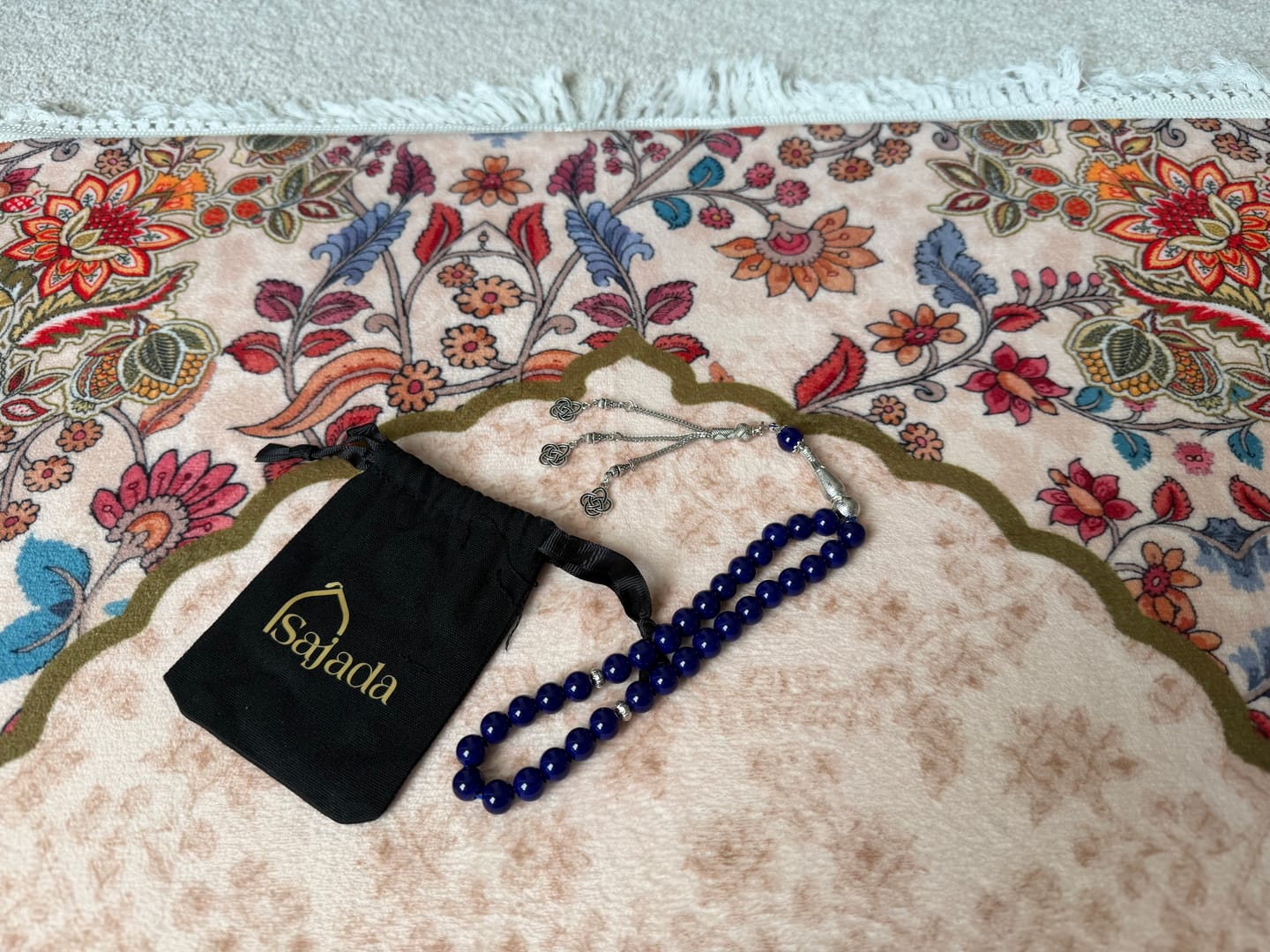 Customer photo review of Barakah Padded Prayer Mat