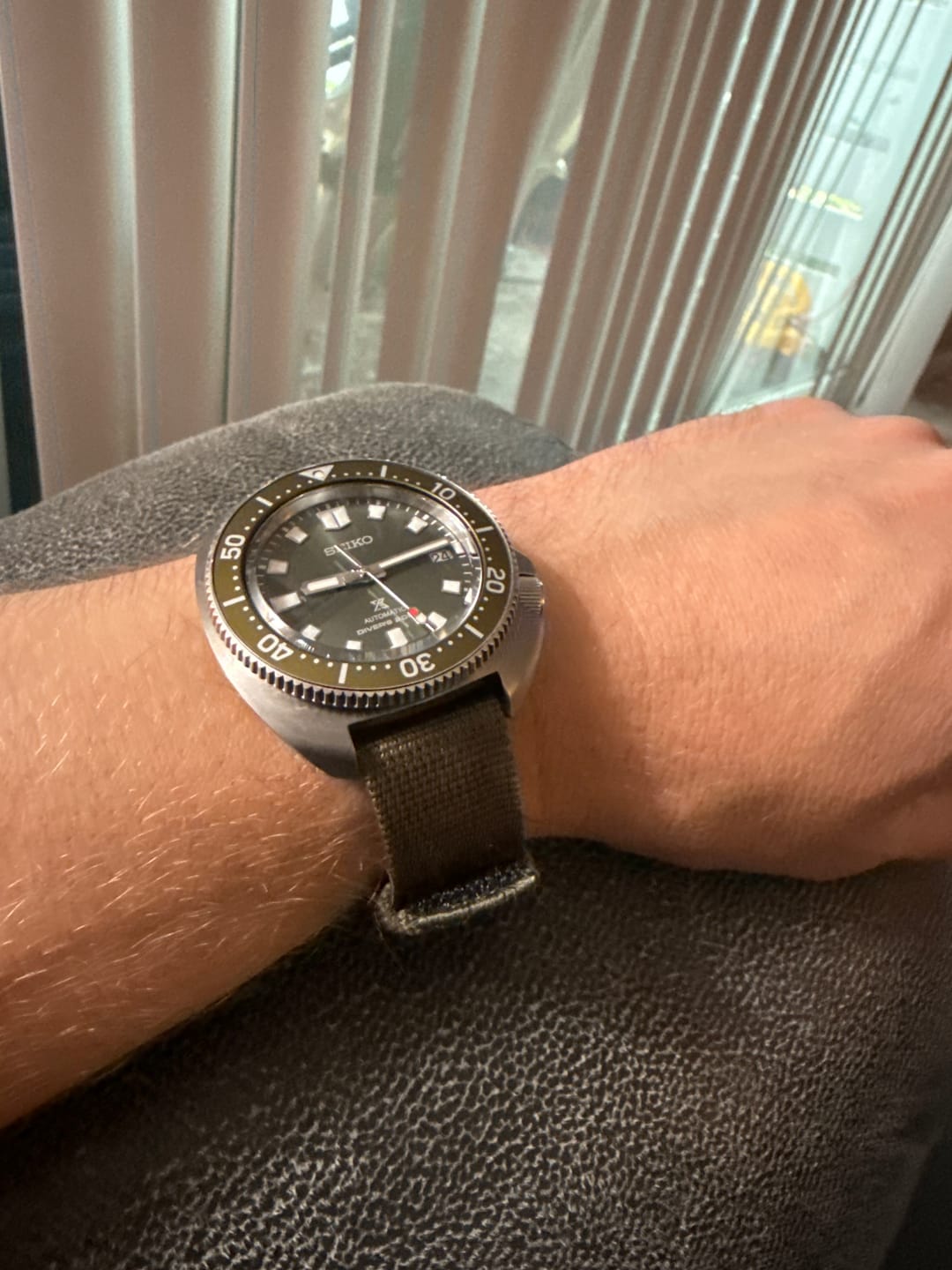 Customer photo review of Glomar Explorer - Hook And Loop Watch Strap