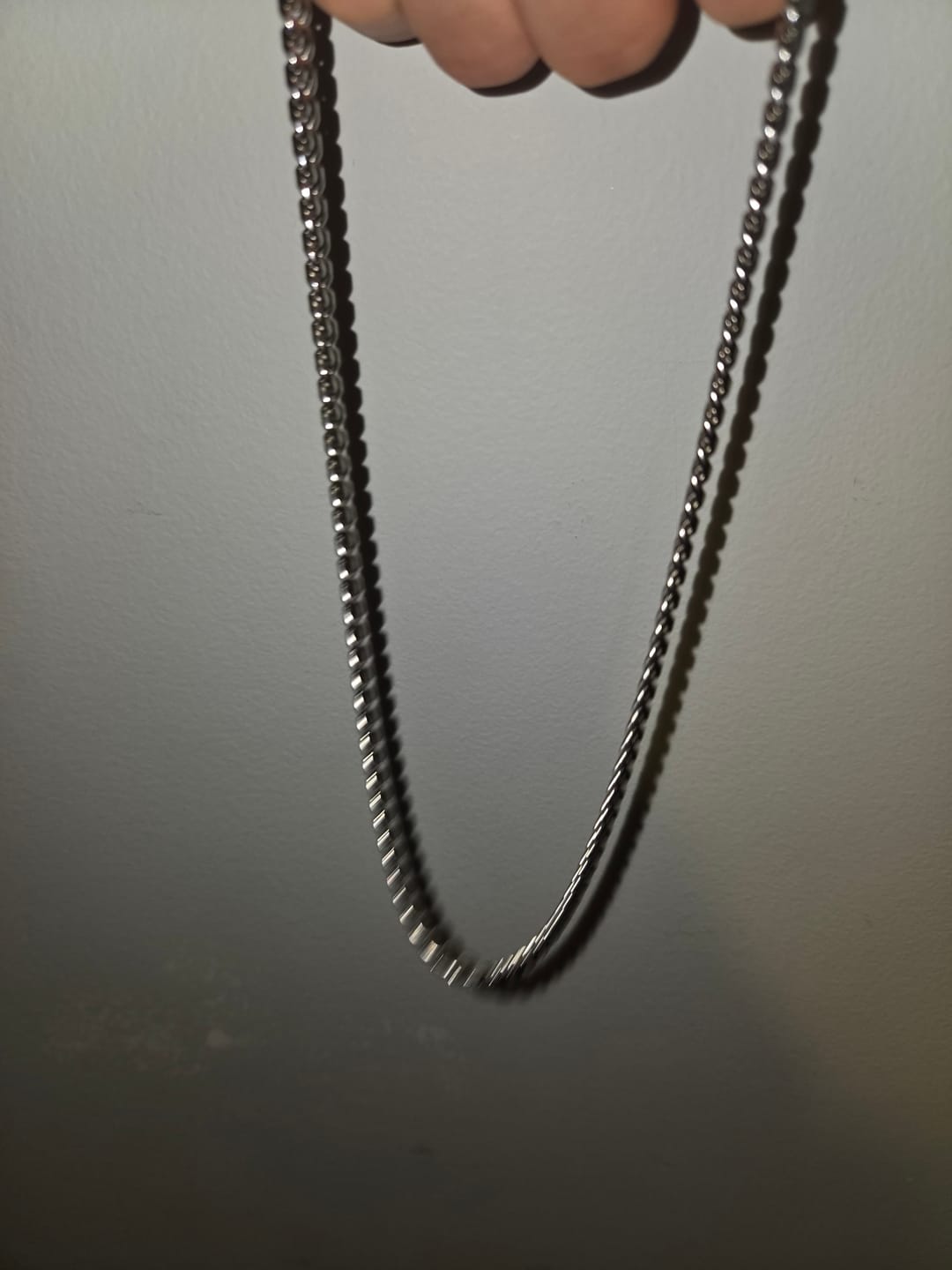 Customer photo review of "Unbreakable" Cuban (Silver) 6mm