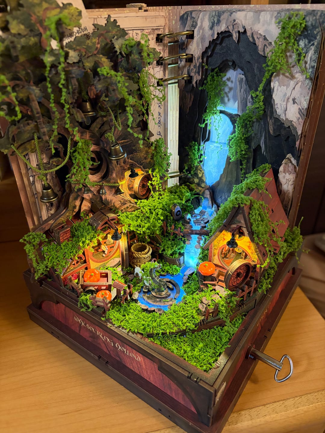 Customer photo review of Whispering Hollow Miniature House Kit (Music Box) | Collector's Edition